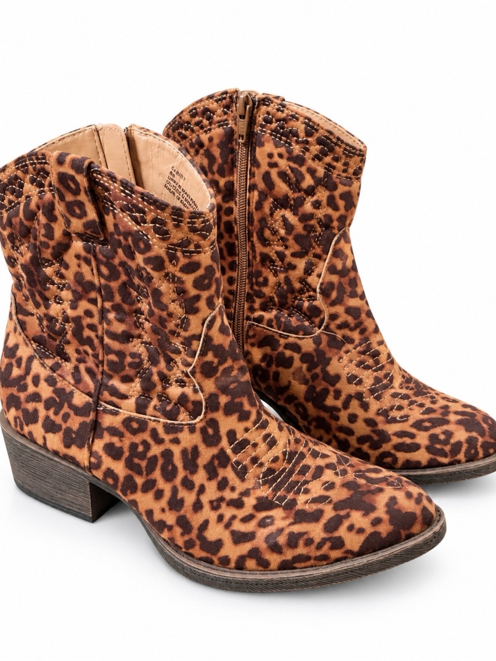 Coconuts by Matisse Casidy Leopard Western Booties 8M